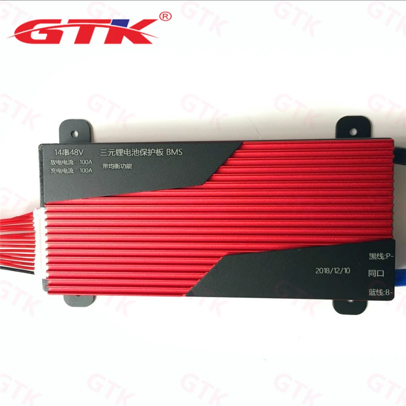 Комплект батарей 14S 48 в 80 А 51 8 а PCM BMS один и тот же порт баланс для литий ионного