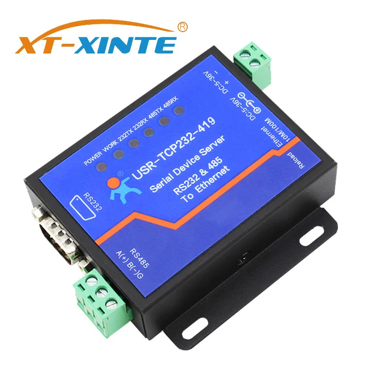 USR TCP232 419 последовательный сервер устройств RS232 RS485 в Ethernet конвертер Поддержка