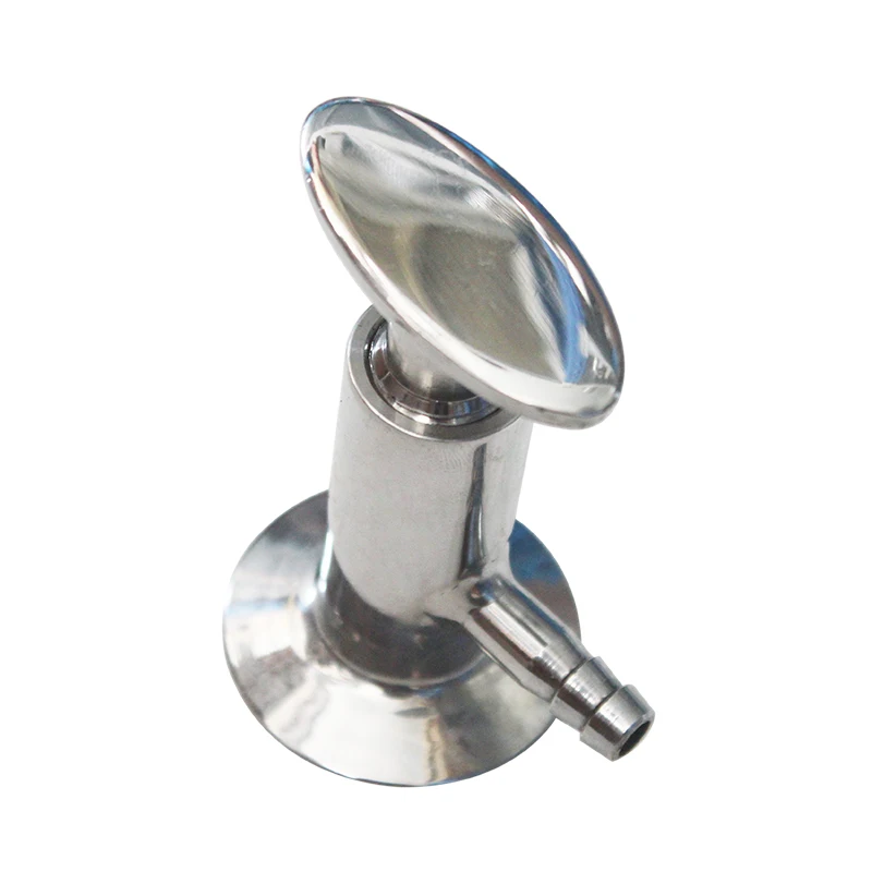 Гигиенический зажим с тройным зажимом эллиптический клапан из нержавеющей стали