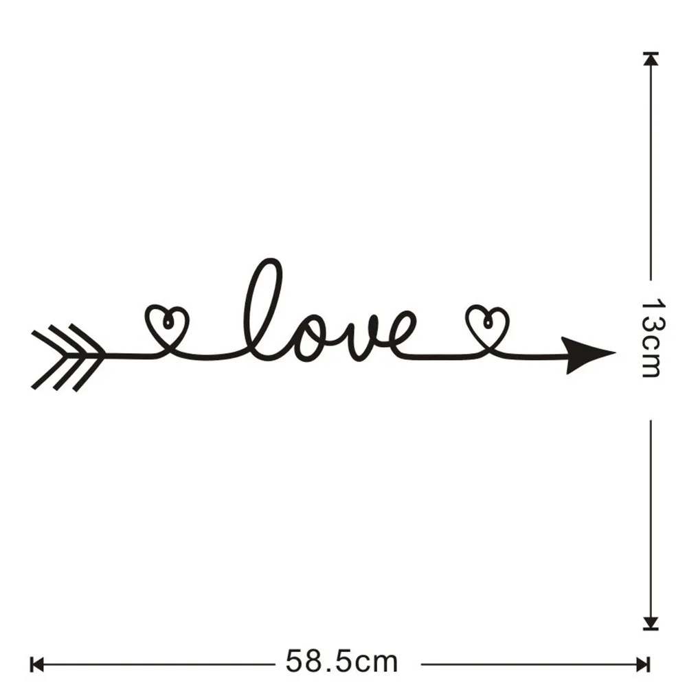 

Love Pattern Diy Family Home Wall Sticker Removable Mural Decals Vinyl Art Room Decor Wall Stickers Muraux 2021