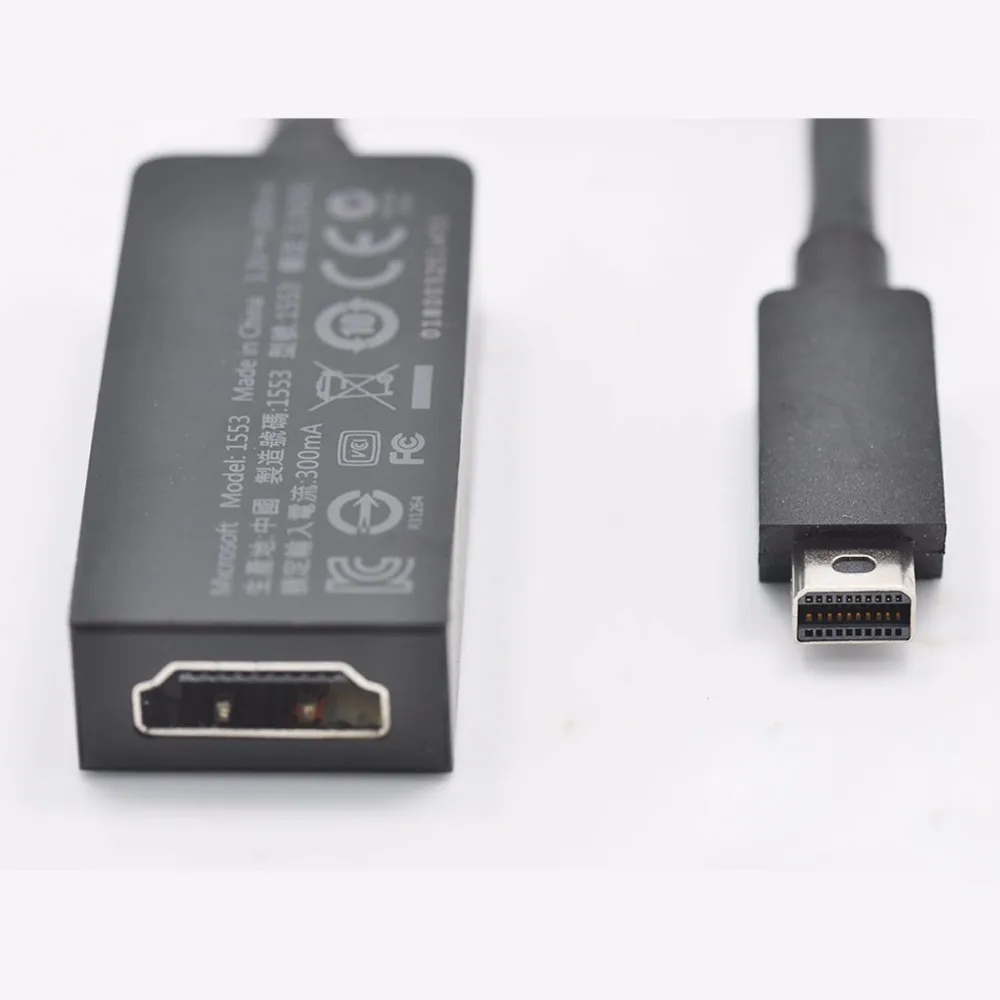 Оригинальный порт дисплея Thunderbolt Mini Адаптер DP к HDMI кабелю для Microsoft Surface Pro 3 4 RT 1/2 Book