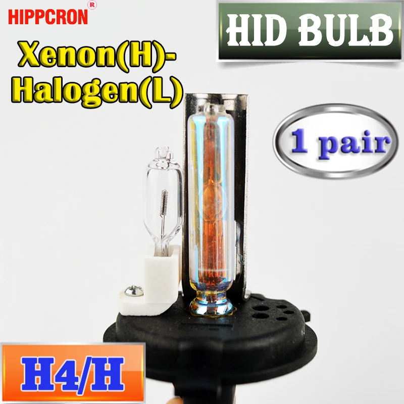 Hippcron H4/ч галогеновые лампы с эффектом ксенона HID лампочка переменного тока
