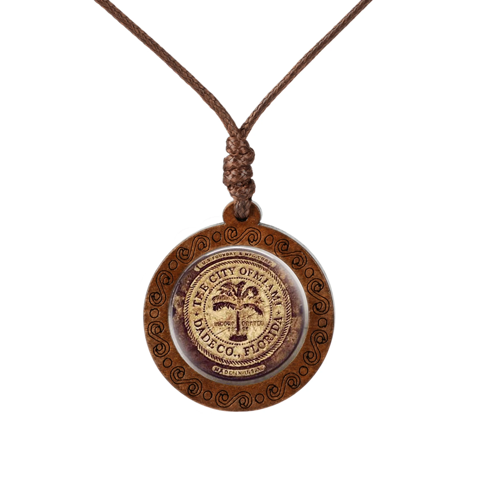 Значок-подвеска Рыцаря тамплиера украшение в стиле милитари деревянный кулон