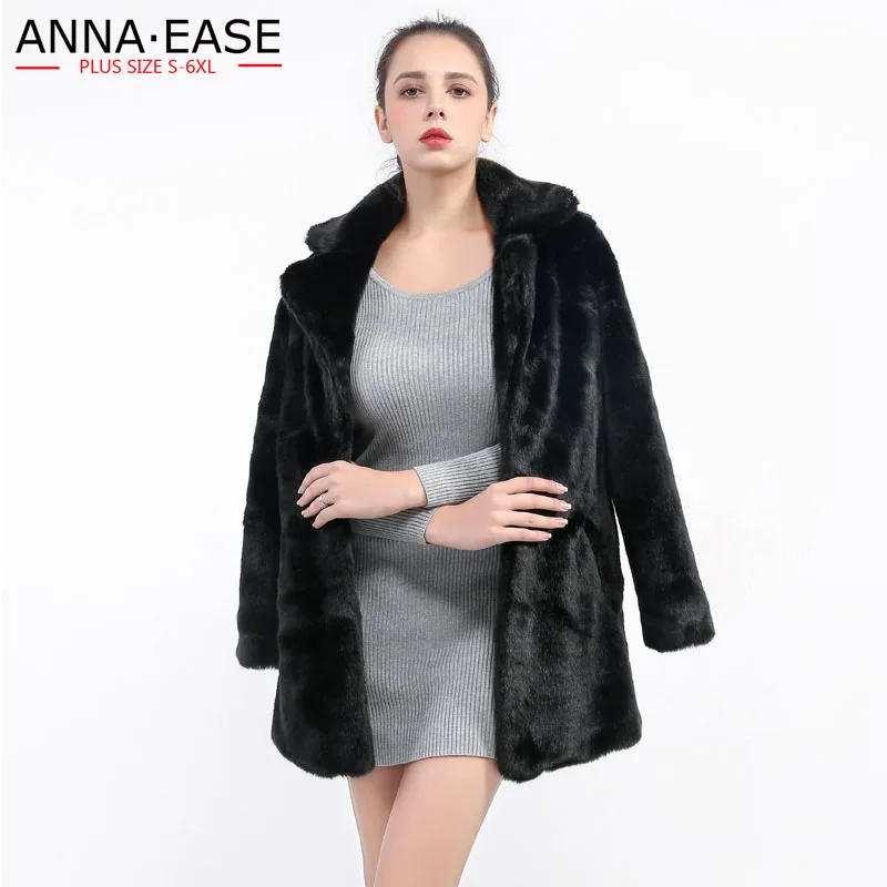 

Jackets Woman Winter Casual Plus Size Women Faux Fur Coat Artificial Fur Jacket Women Long Coat Winter