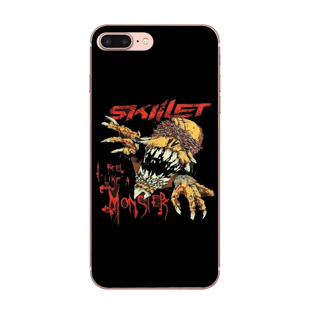 Тонкий чехол для мобильного телефона с логотипом бренда Skillet рок Xiaomi Redmi Note 2 3 3S 4 4A