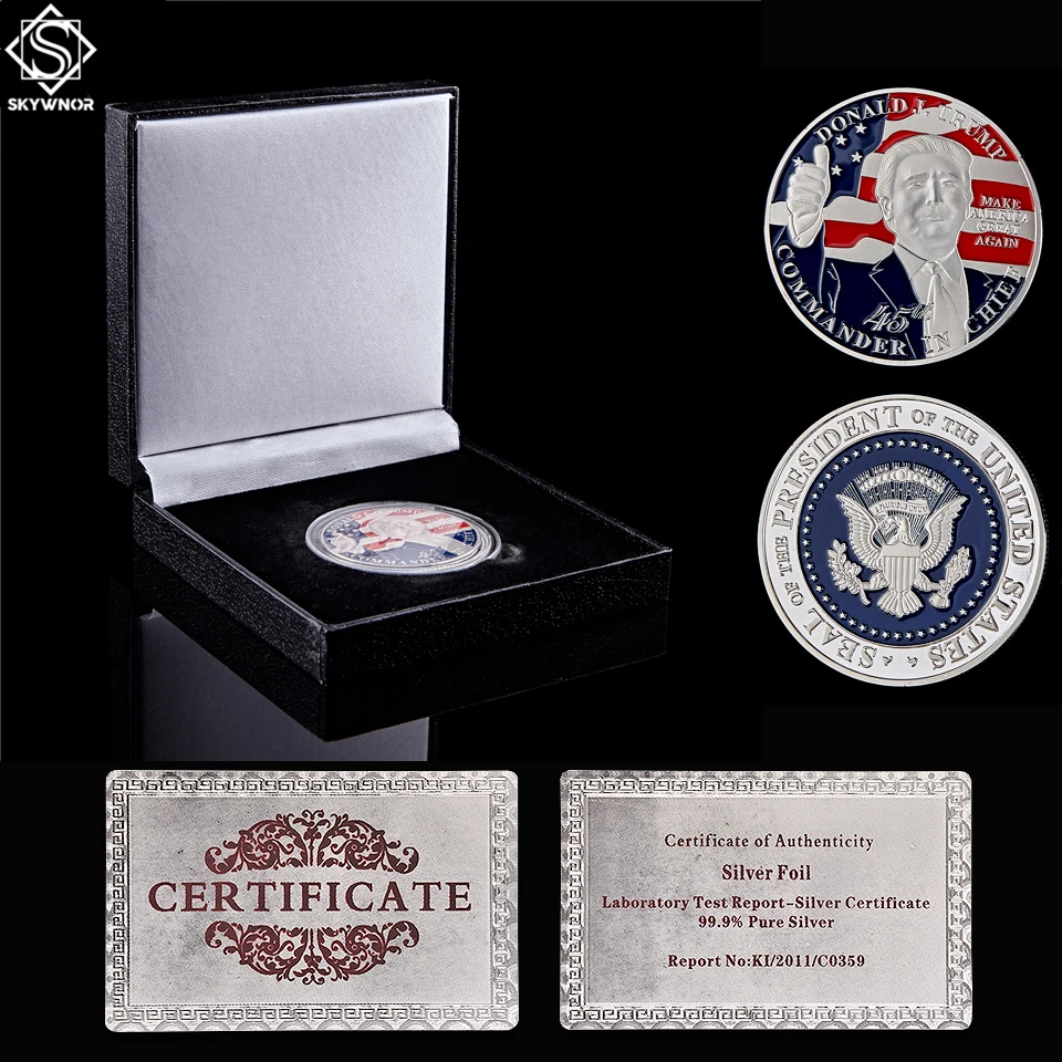 Американский 45-й президент Дональд Трамп церемония открытия Золотой Орел