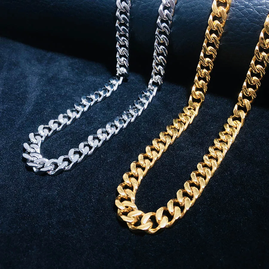 Huan Wen византийское ожерелье браслет для мужчин Золотой Серебряный стальной