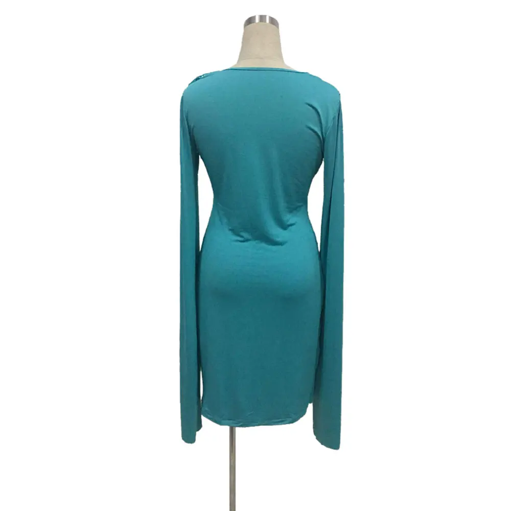 Сексуальное Клубное платье осень 2017 женская накидка с длинным рукавом