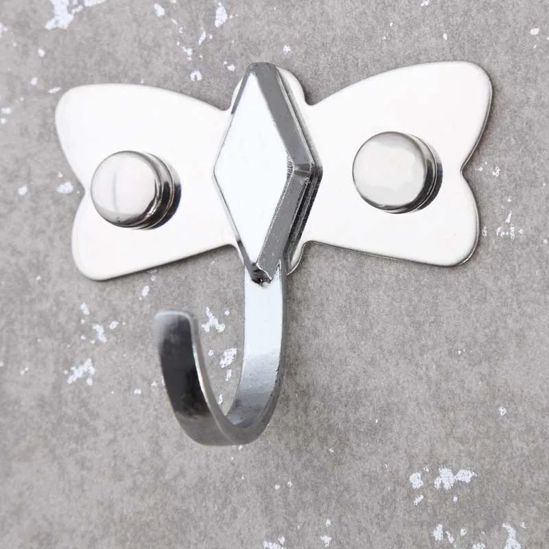 Современные Простые Модные настенные крючки Серебряная сумка пальто кошачий