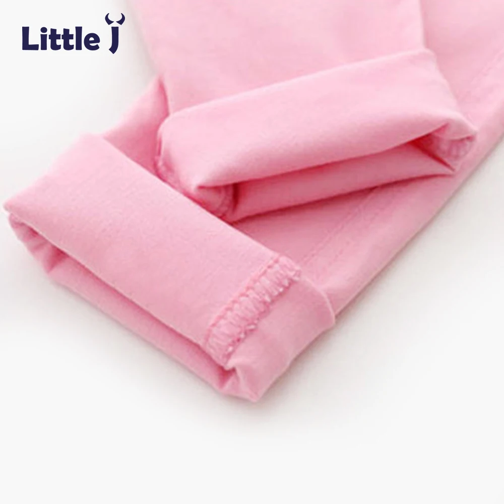 Леггинсы для девочек Little J ярких цветов Детские хлопковые облегающие