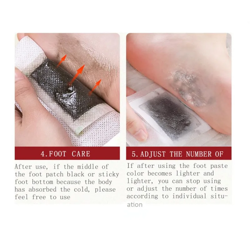10 шт./компл. Детокс полыни Пластыри для ног пластыри патчи с адгезивным