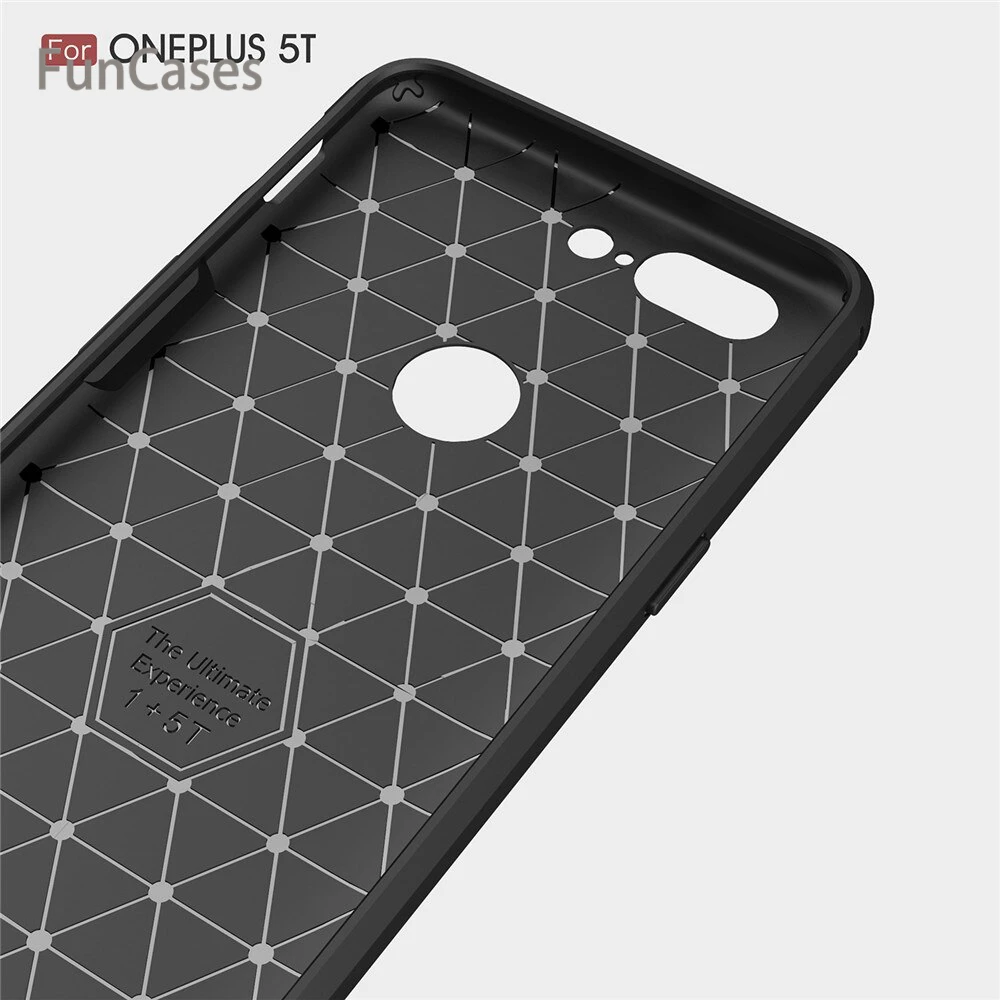Чехол для Oneplus 5 T роскошный противоударный Мягкий ТПУ силиконовый чехол задней