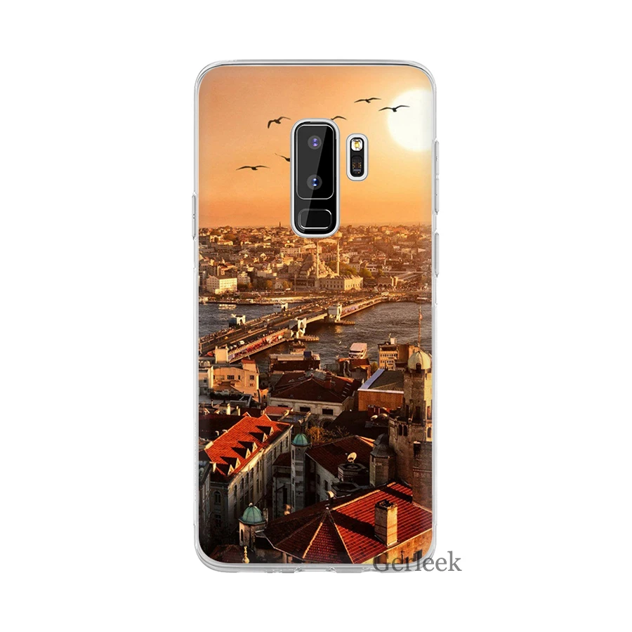 Турция Стамбул Sceneary строительный чехол для телефона Samsung Galaxy A5 A6 A8 J3 J5 J7 2015 2016 2017 2018