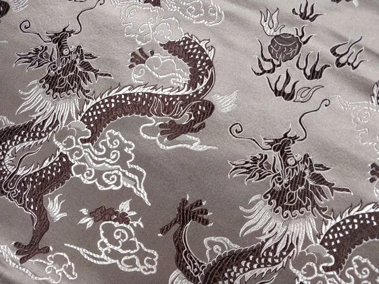 Новая китайская шелковая парча Cheongsam Красивая Cos Tangzhuang Ткань Свадебный костюм