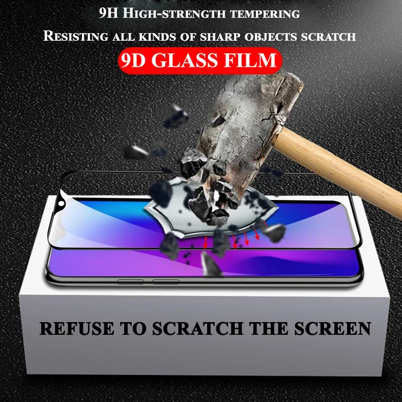9D полное покрытие закаленное стекло для Samsung Galaxy A10 A20 A30 A40 A50 A60 A70 A80 A90 2019 M10 M20 M30 M40
