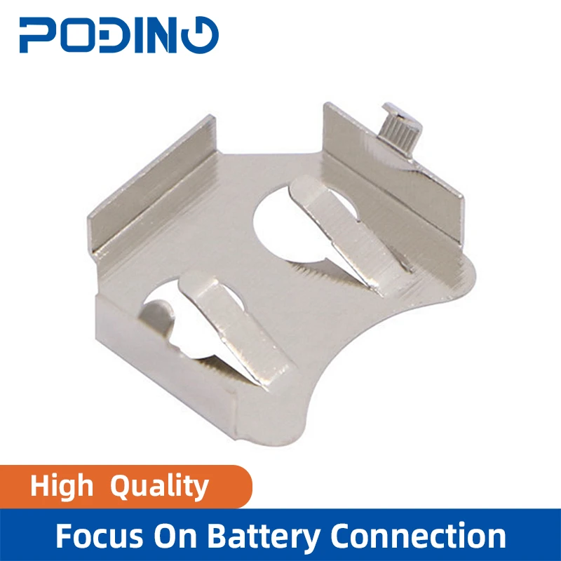 10pcs/lot THM 12MM Coin Cell Battery Holder for CR1216 CR1220 CR1225 Precision Stamping Clip Retainer CCR-1201 |