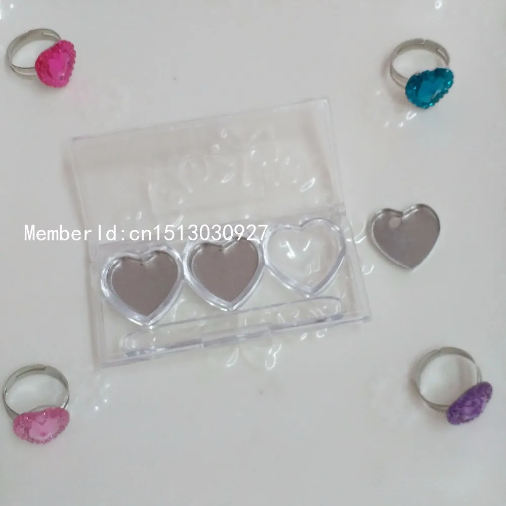 Пустая Палетка для теней для век DIY Блеск для губ коробка для макияжа Палитра многоразового использования контейнер WYL с кастрюлями 100 шт
