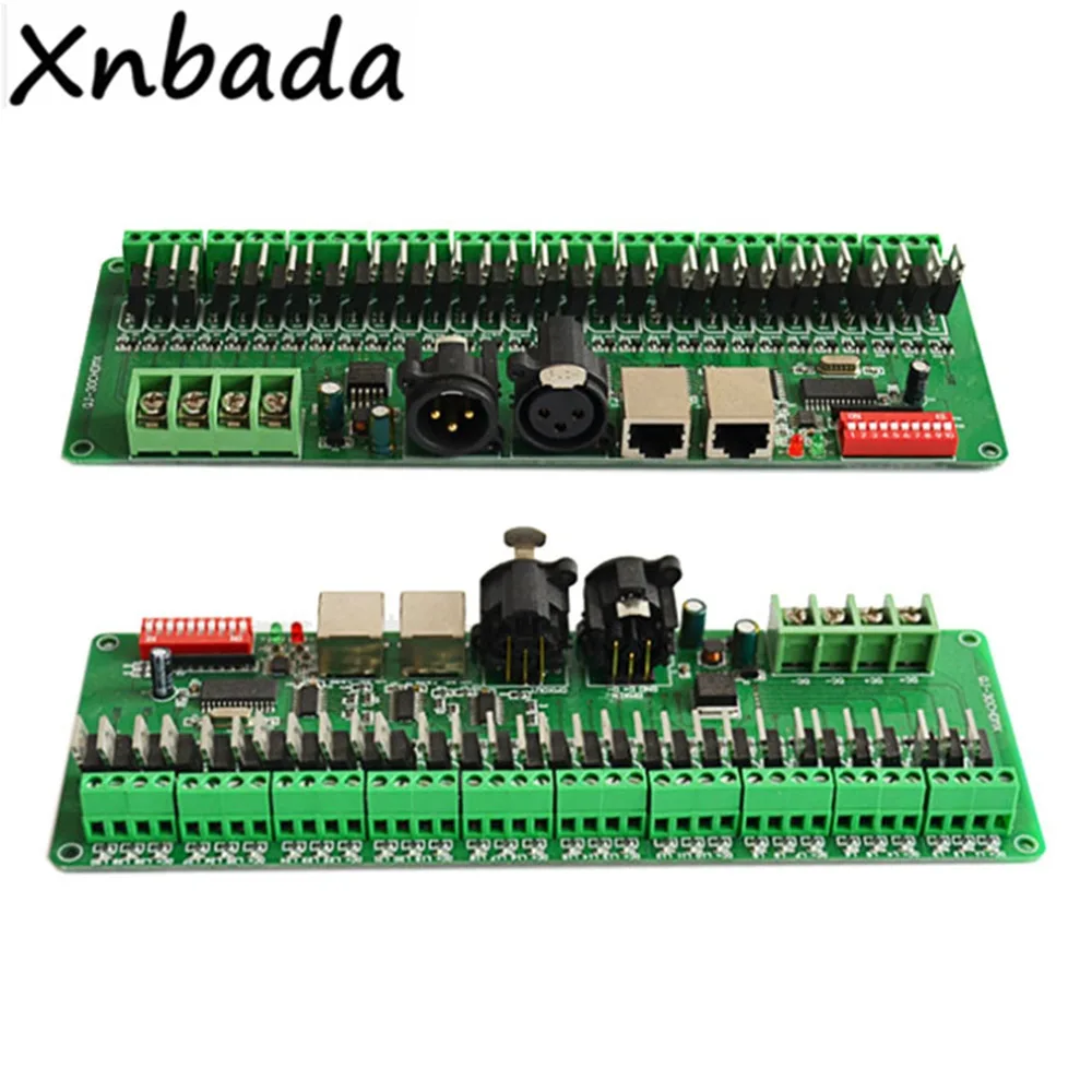 Контроллер освесветильник светодиодной ленты 30CH DMX512 RGB декодер DMX светодиодный