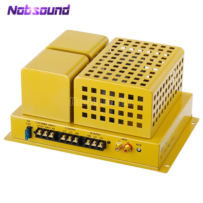 Nobsound FU50 вакуумный трубчатый усилитель мощности для автомобиля/RV/дома стерео Hi Fi 12