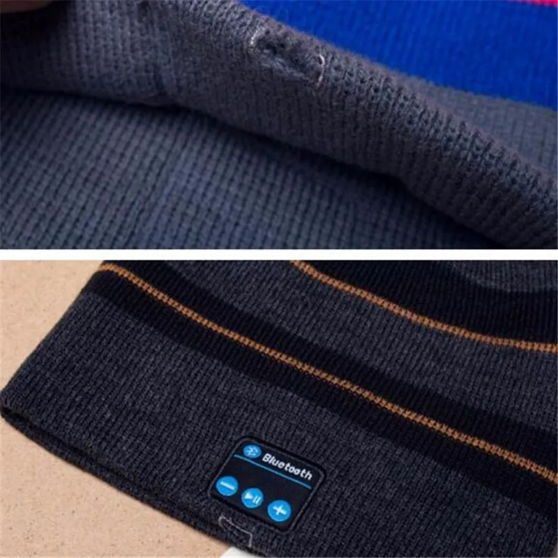 Зимняя Вязаная Шапка бини с разъемом для карт TF/SD Bluetooth V4.2|smart cap|beanie knitted hatknitted hat |