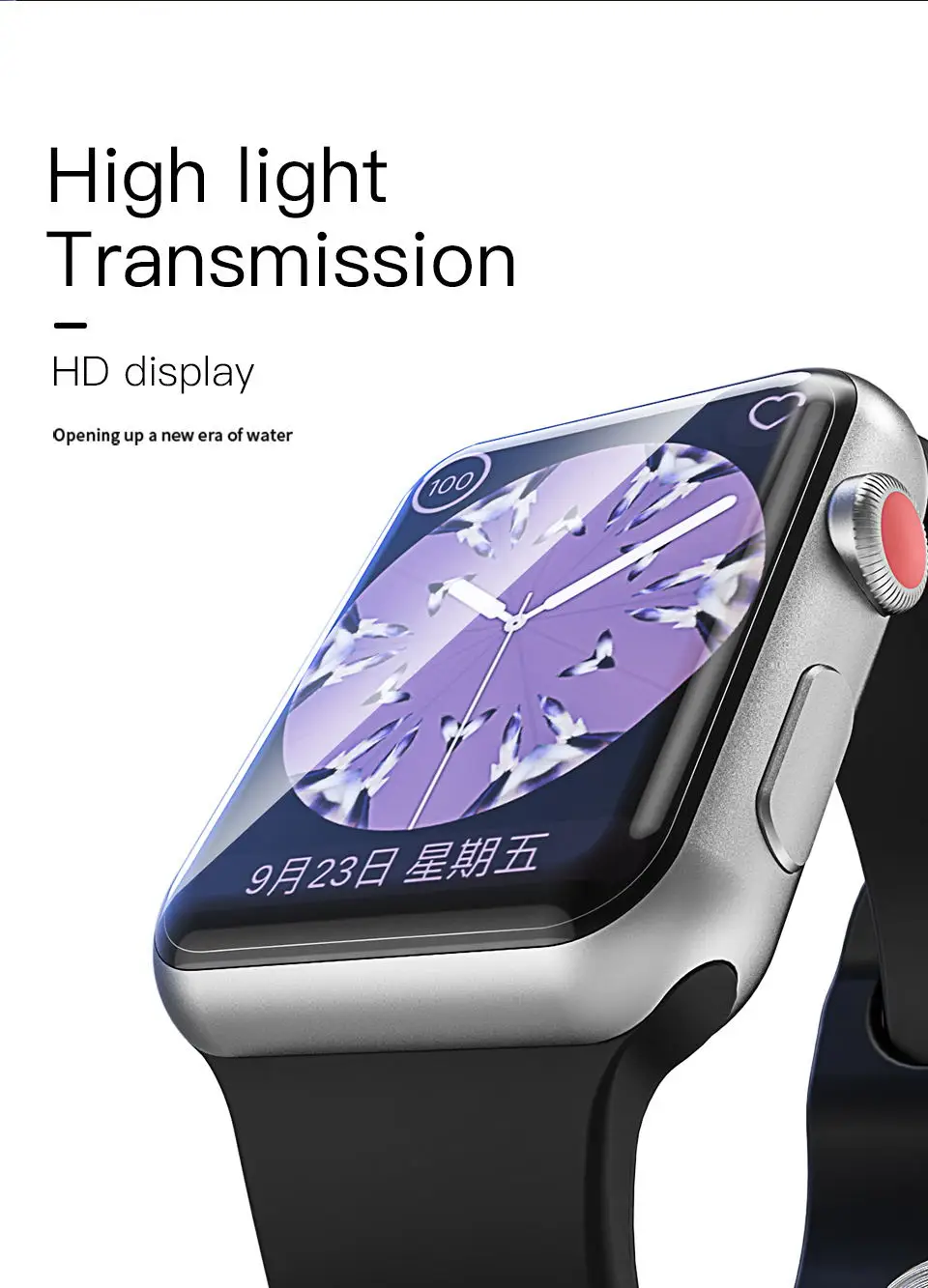 PZOZ полноэкранное Защитное стекло для iWatch 5 4 Гидрогелевая пленка для Apple Watch 1 2 3 закаленная пленка HD изогнутое стекло края 38 мм 42 мм