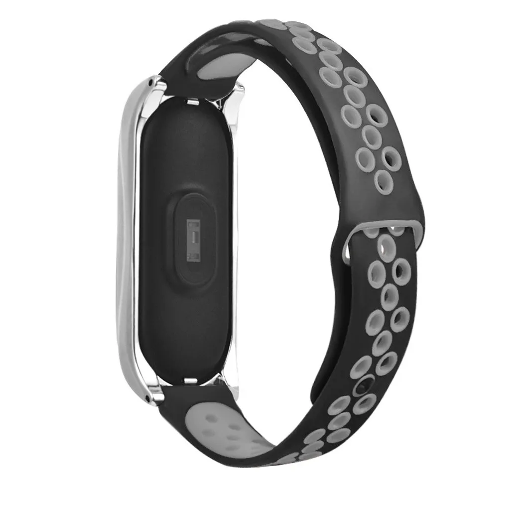 Силиконовый браслет HONHX для Xiaomi Mi Band сменный ремешок вентиляция Спортивные