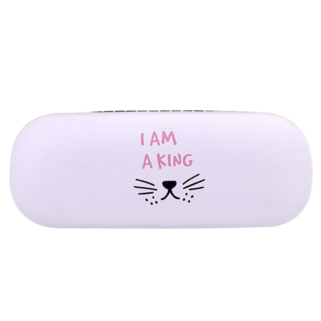 Переносной Чехол для очков с милым мультяшным котом Жесткий защитный футляр