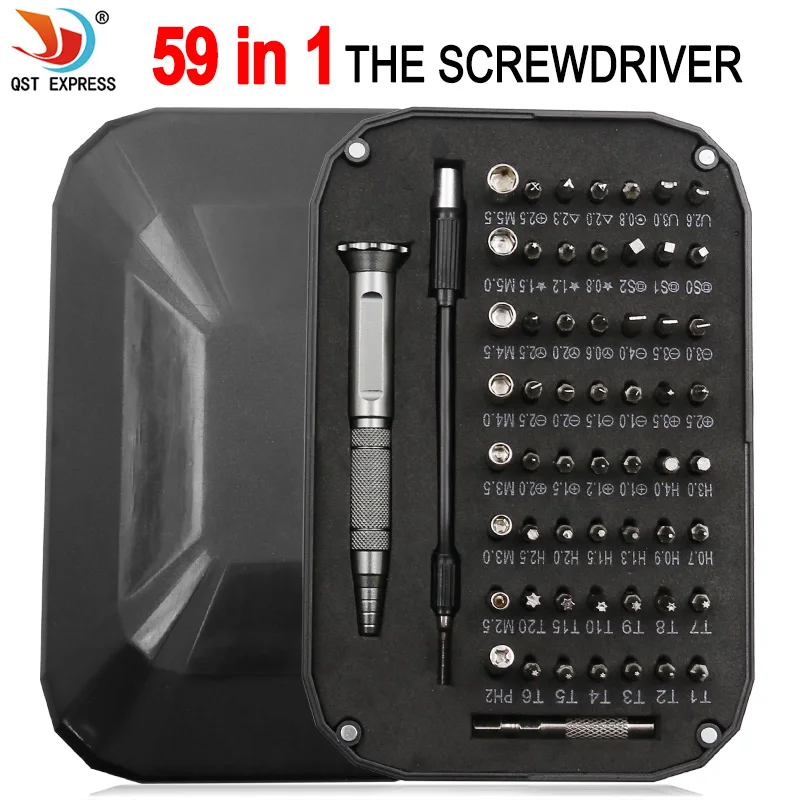 

Screwdriver Set 59 in 1 Torx Screwdriver Repair Tool Set For Cellphone Tablet PC Hand tools