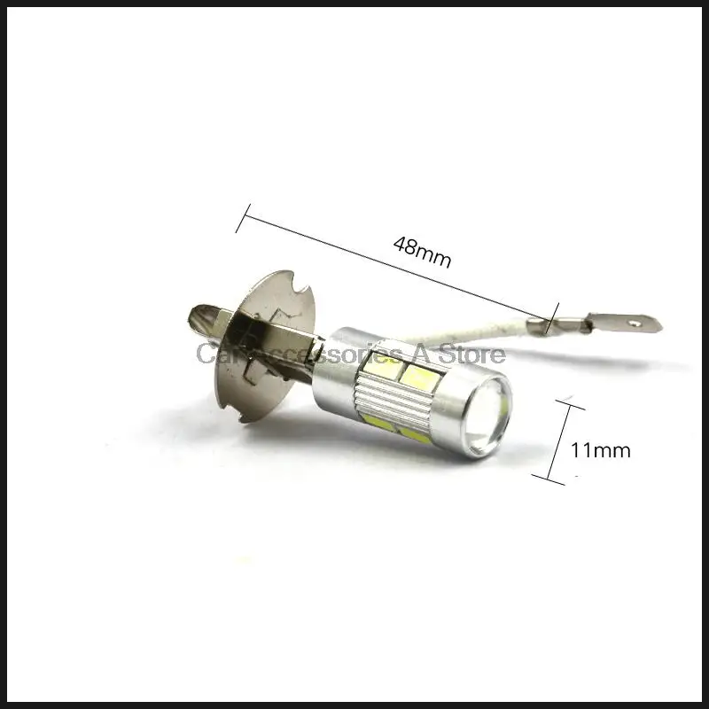 2 шт. H3 светодио дный 10SMD 5630 White High Мощность Туман дальнего света Лампа ДРЛ|Фара для