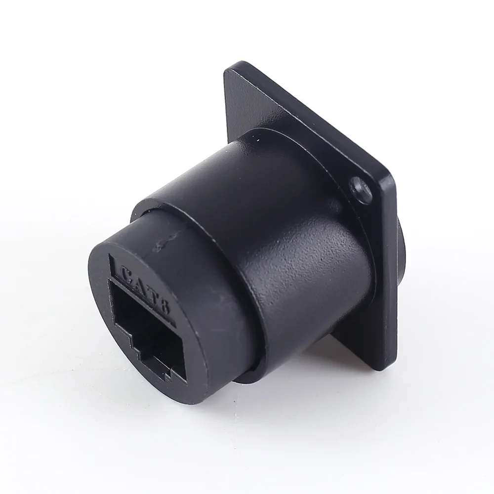 RJ45 D-type модуль гнездо кабеля Женский сигнальный разъем Cat6 Cat5E панель монтажная