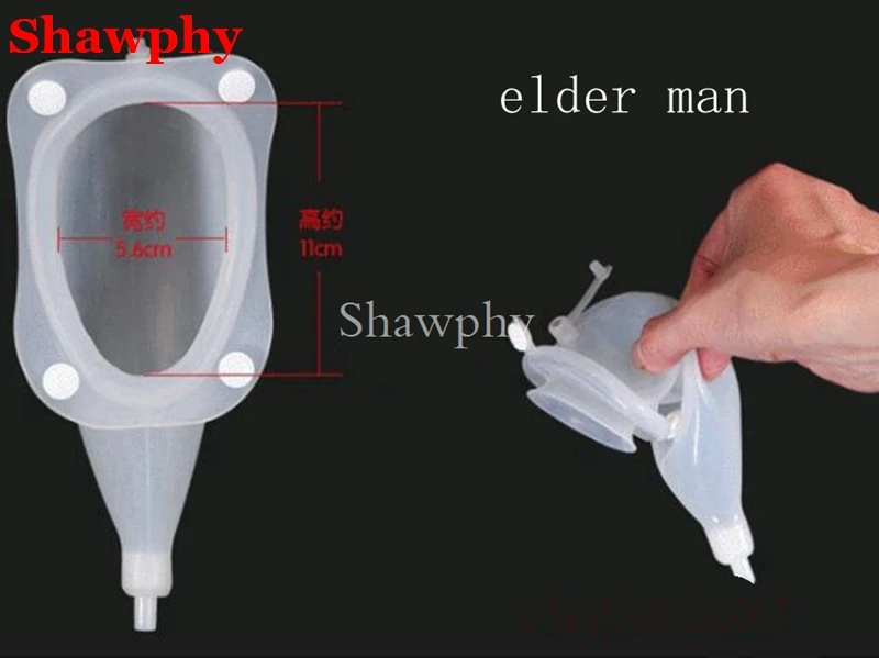 elder man Мужская сумка для мочи, набор для сбора мочи, дышащий писсуар, непромокаемая сумка для мочи, недержание мочи для пожилых мужчин - Цвет: elder man