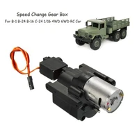 speed change gear box for wpl b 1 b 24 b 16 c 24 116 4wd 6wd rc car crawler 10kmh 30kmh remote control parts accessory