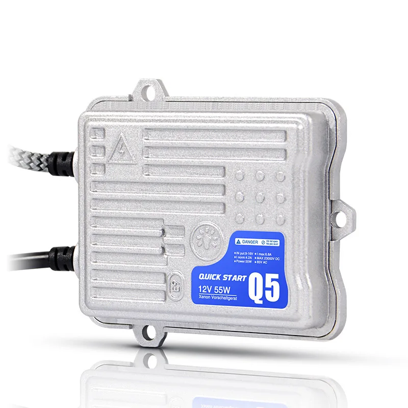 1 piece of ballast 55 Вт Q5 Быстрый старт балласт HID тонкий балластом Замена для ксенон головной светильник лампа светильник 12v H1 H3 H4 H7 H9 H10 H11 9005 9006 - Цвет: 1 piece of ballast