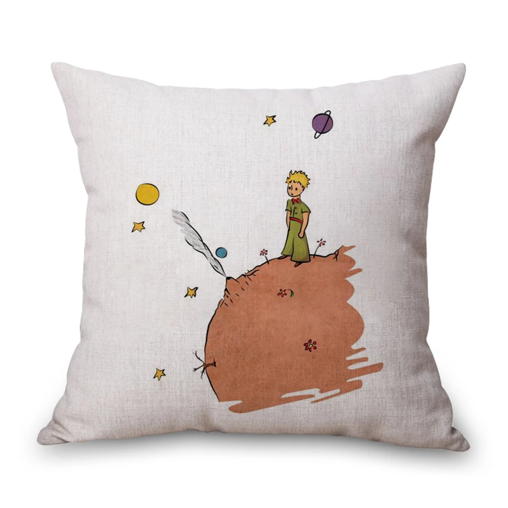Зеленый Наволочка для шеи Fox Le Petit Prince, постельное белье, наволочка для путешествий, диванная подушка для сиденья, декоративная подушка для дома, подарок - Цвет: Зеленый