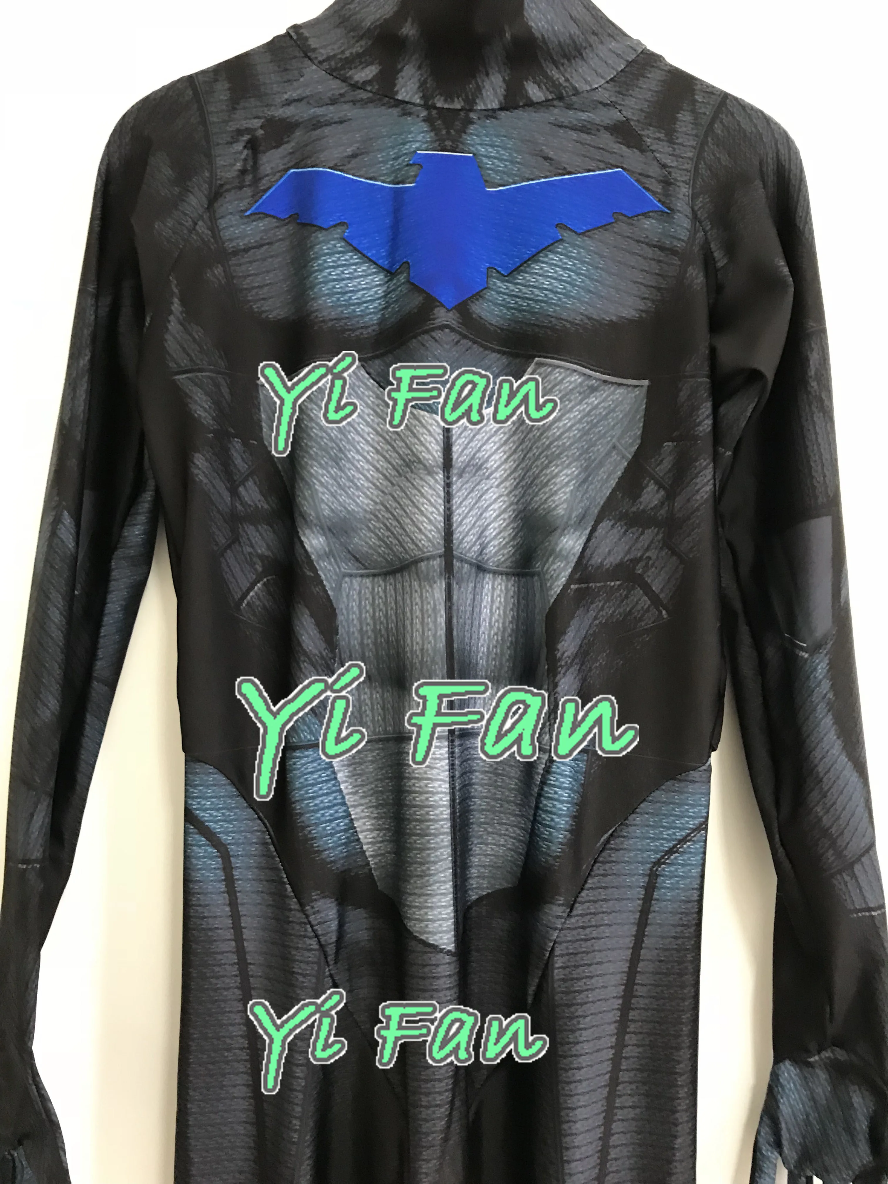 Горячая Распродажа, костюм Nightwing, спандекс, 3D принт, зентай, костюм, ночное крыло, супергерой, Хэллоуин, костюм зентай, костюм