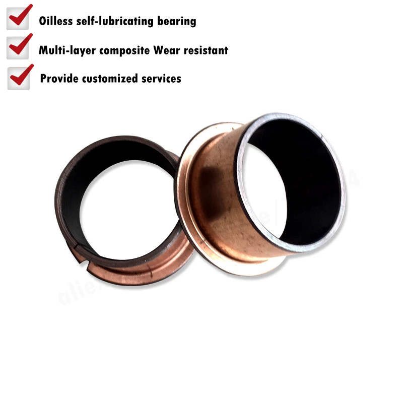 Фланцевая самосмазывающаяся композитная втулка подшипника 18150 18170 18200 18250 20100 20120