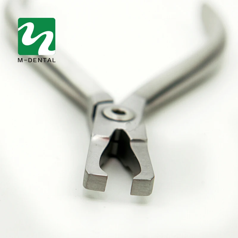 Стоматологические плоскогубцы с прямой головкой ортодонтический кронштейн