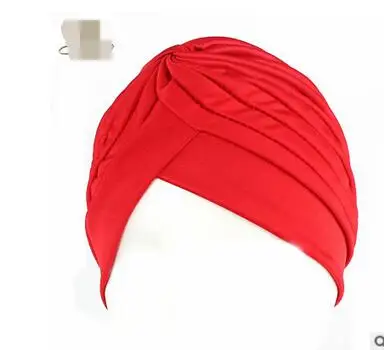 1 шт./лот Женская Праздничная Кепка однотонная мусульманская Кепка-тюрбан