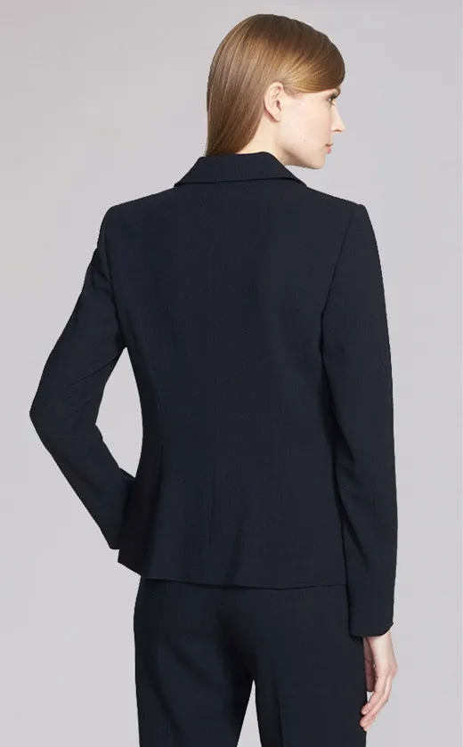 Высококачественные Новые Осенние деловые темно-синие женские брюки на заказ