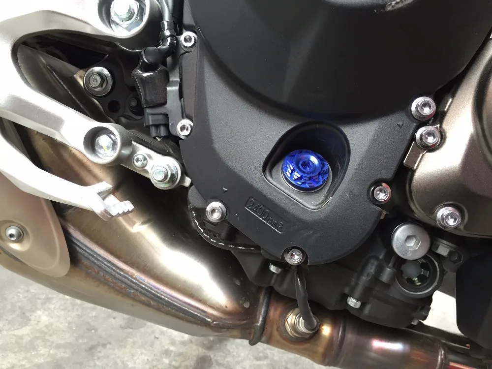 For YAMAHA FJ-09 / MT-09 2014-2015 Black CNC Aluminum Motorcycle Accessories Oil Filler Cover Bolt Screw |