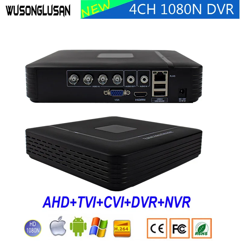 DVR 8-канальный видео Регистраторы H.265+ 5MP 4MP 1080P Hi3521D 8CH 5 в 1 гибридный видеорегистратор с функцией Wi-Fi для видеонаблюдения TVi CVI IP Cam