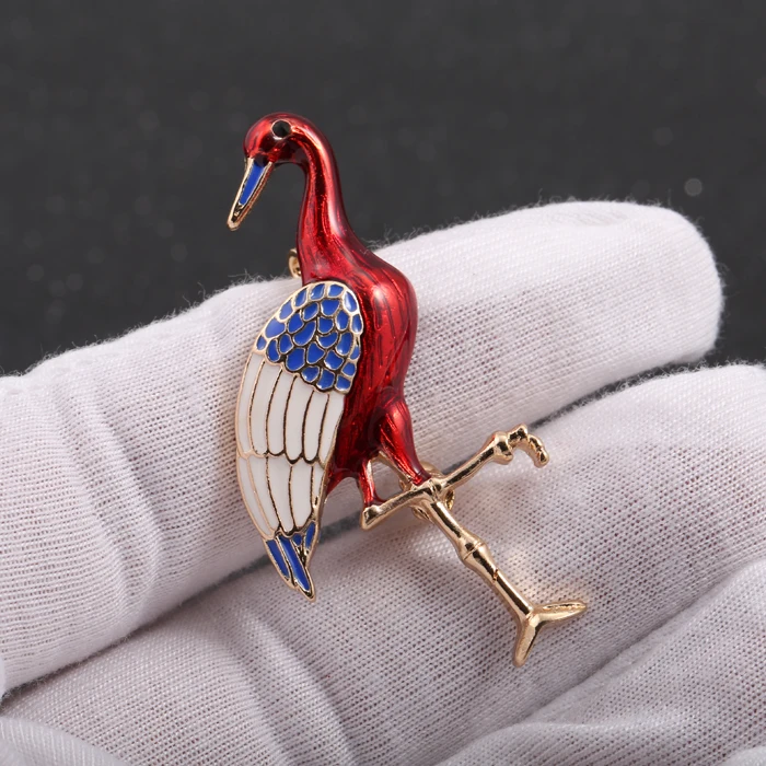 1 шт. Ретро bling Pigeon Diy брошь Винтажная эмаль птица Колибри значок булавки на лацканы для женщин год
