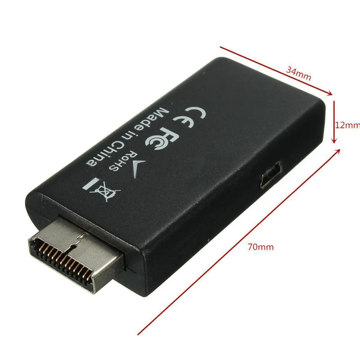 PS2 к HDMI аудио видео конвертер адаптер с 3 5 мм аудиовыход для HDTV r60 | Компьютеры и