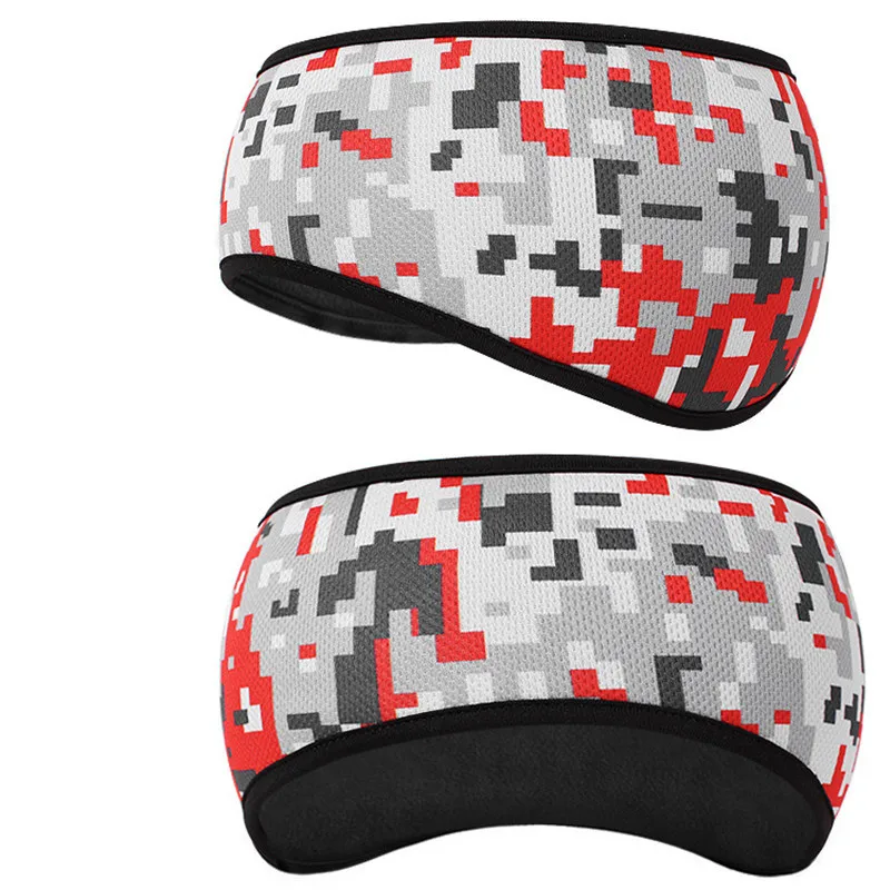 Повязка на голову унисекс флисовая зимняя ветрозащитная 2019