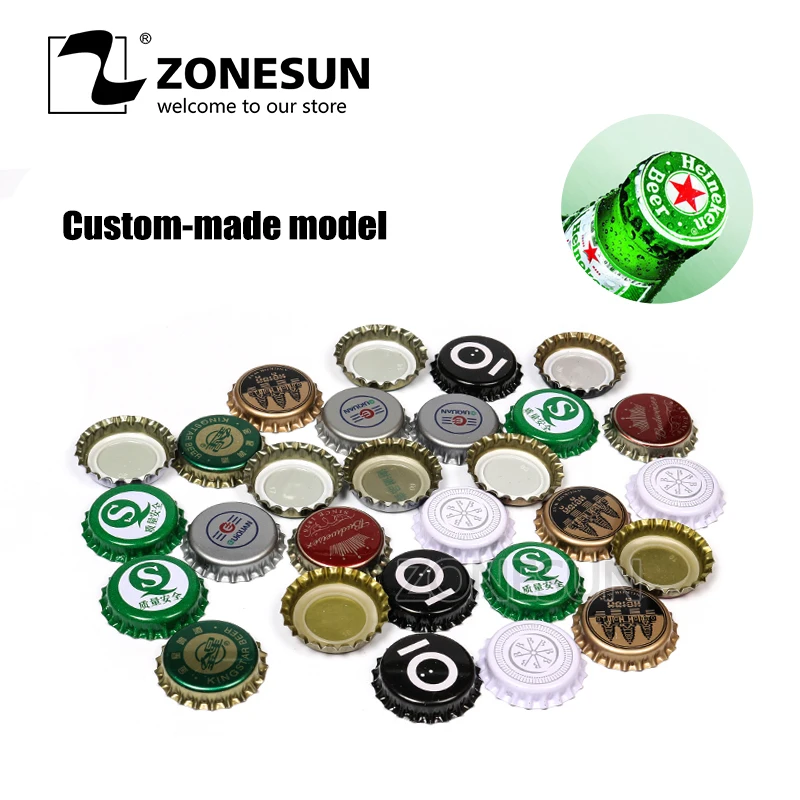 ZONESUN машина для укупорки пивных бутылок ручное устройство крышек пивная