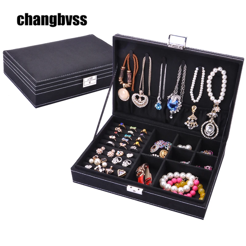 Ожерелье картонная коробочка для колец и украшений ювелирных изделий изысканный