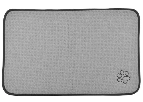 Grey Sinland микрофибра для домашних животных, миска для собак, коврик для кошек, сушилка для посуды, противоскользящая подложка - Цвет: Grey