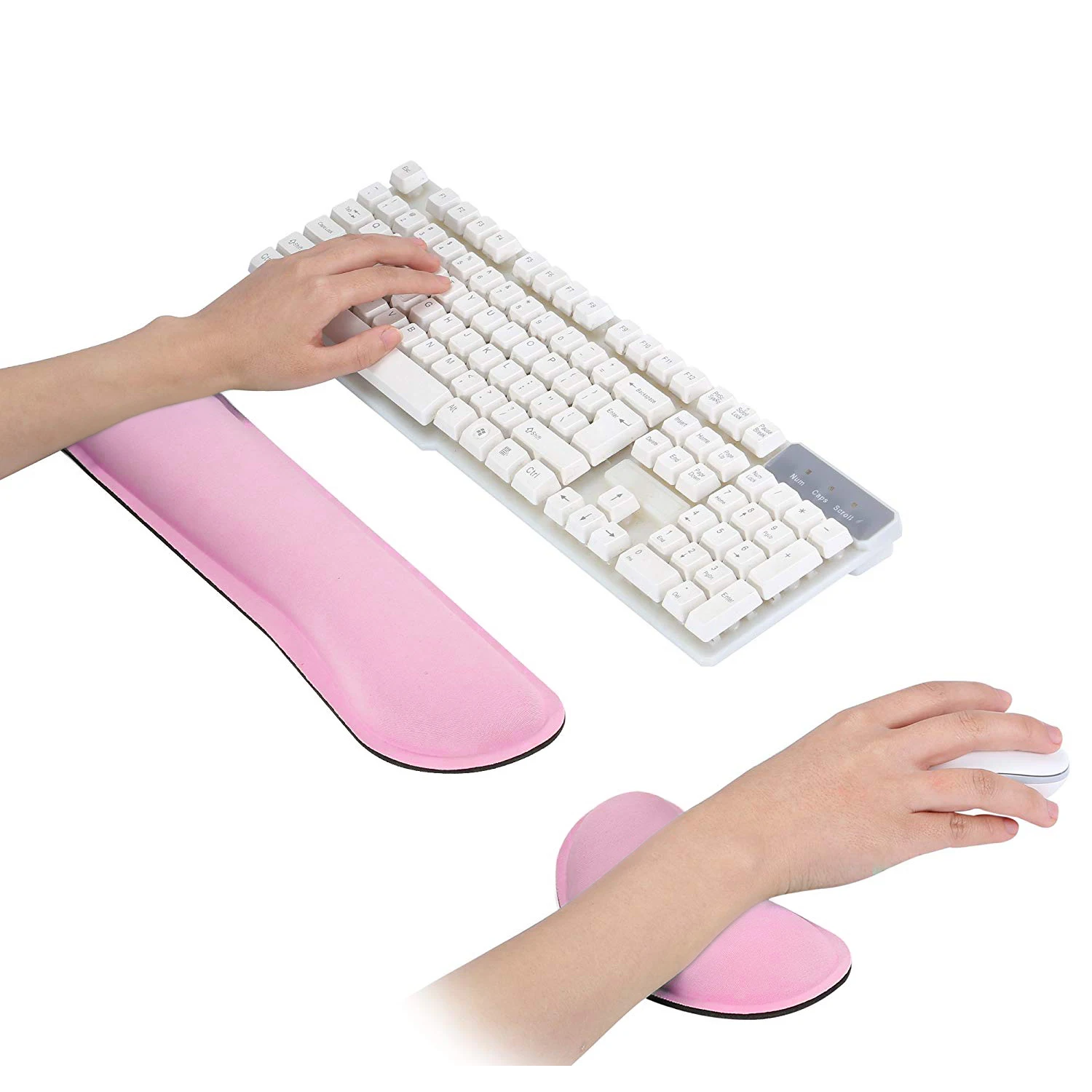 Ноутбук памяти хлопок мышь/клавиатура запястье pad набор для запястья поднятые