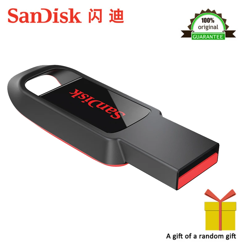 SanDisk CZ61 USB флеш-накопитель 128 Гб 64 ГБ высокоскоростной USB 2,0 мини-диск микро USB Флешка 32 Гб 16 Гб памяти