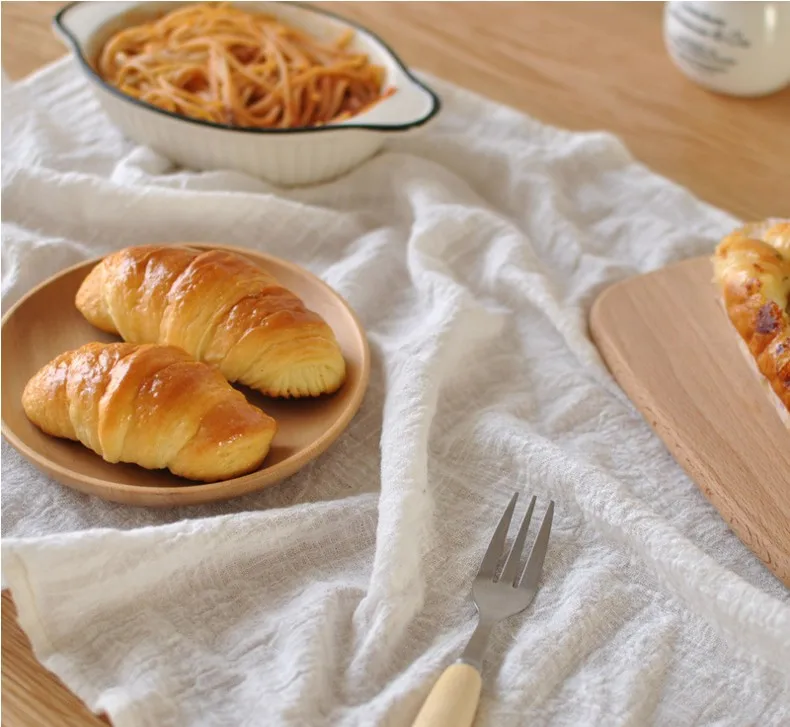 Новая однотонная серо коричневая белая тонкая салфетка из хлопка и льна